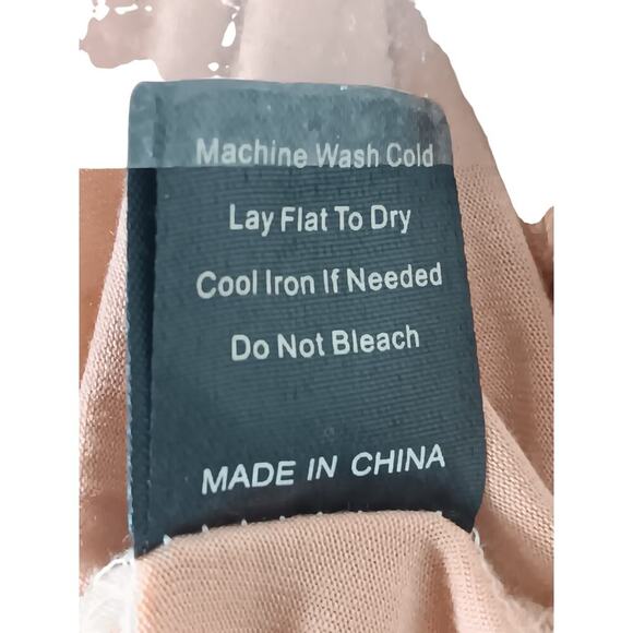 New with tags POL Lace Trim Boho Top Tunic Pink Ombre Oversized Bohemian SZ S - Picture 9 of 10